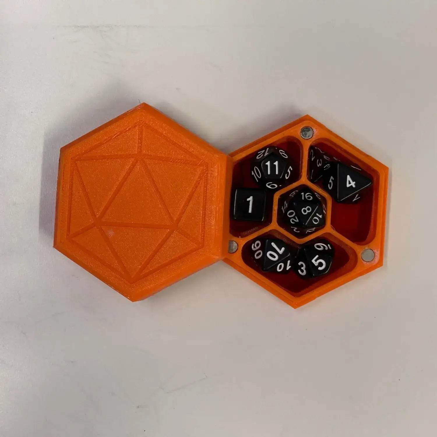 Felt lined Dice Box for DnD or table top games POS - Lunar Squirrel's Puntique