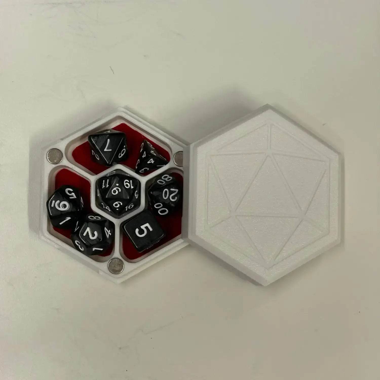Felt lined Dice Box for DnD or table top games POS - Lunar Squirrel's Puntique