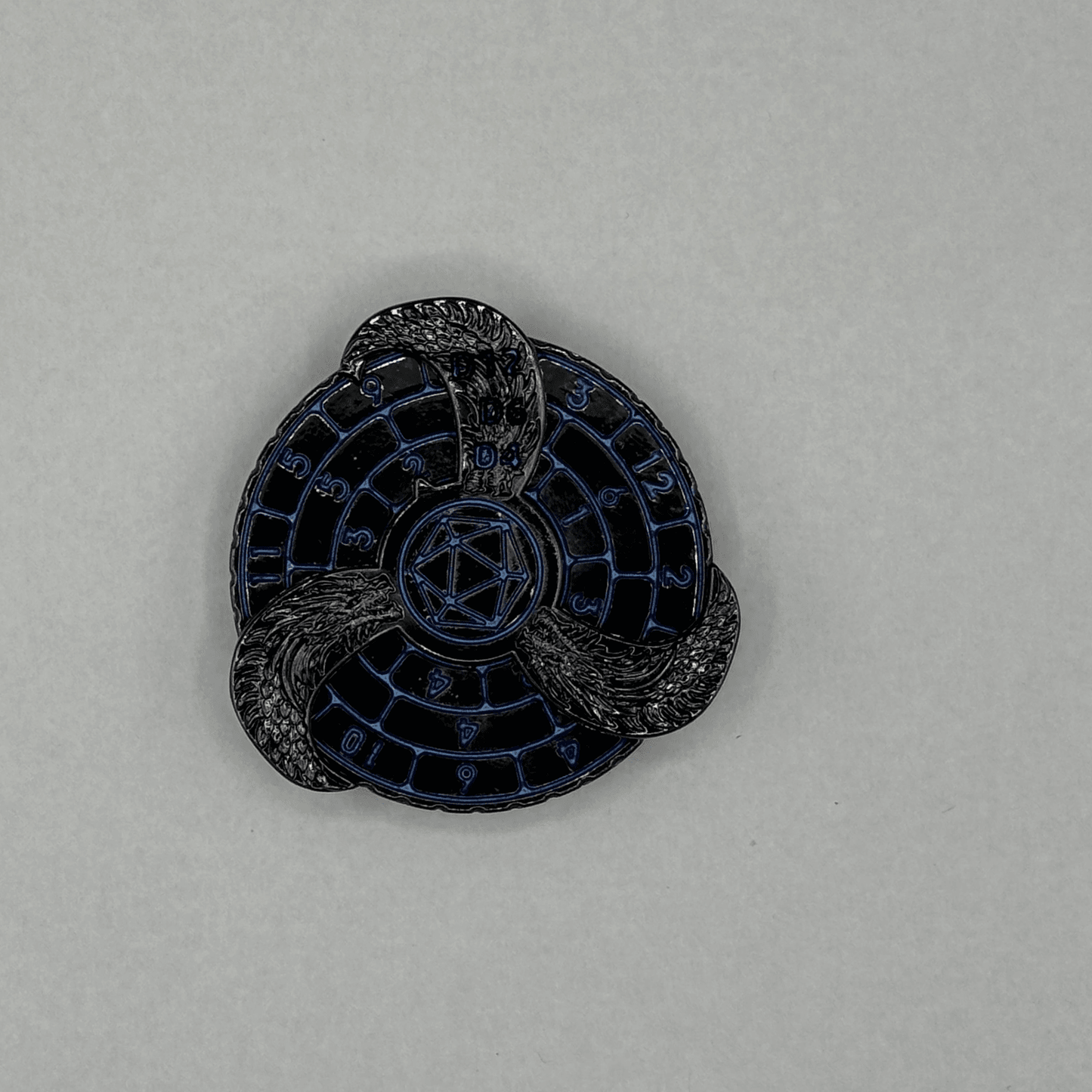 Fingertip Gyro Roulette Dice Fidget Spinner can roll D4, D6, D8, D10/%, D12, D20 - Aliexpress