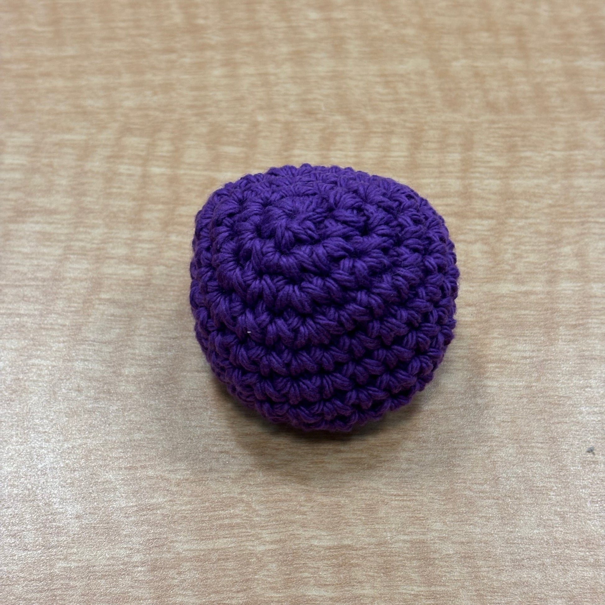 Handmade Cotton Hacky Sack 2.5" - Purple - The Puntique
