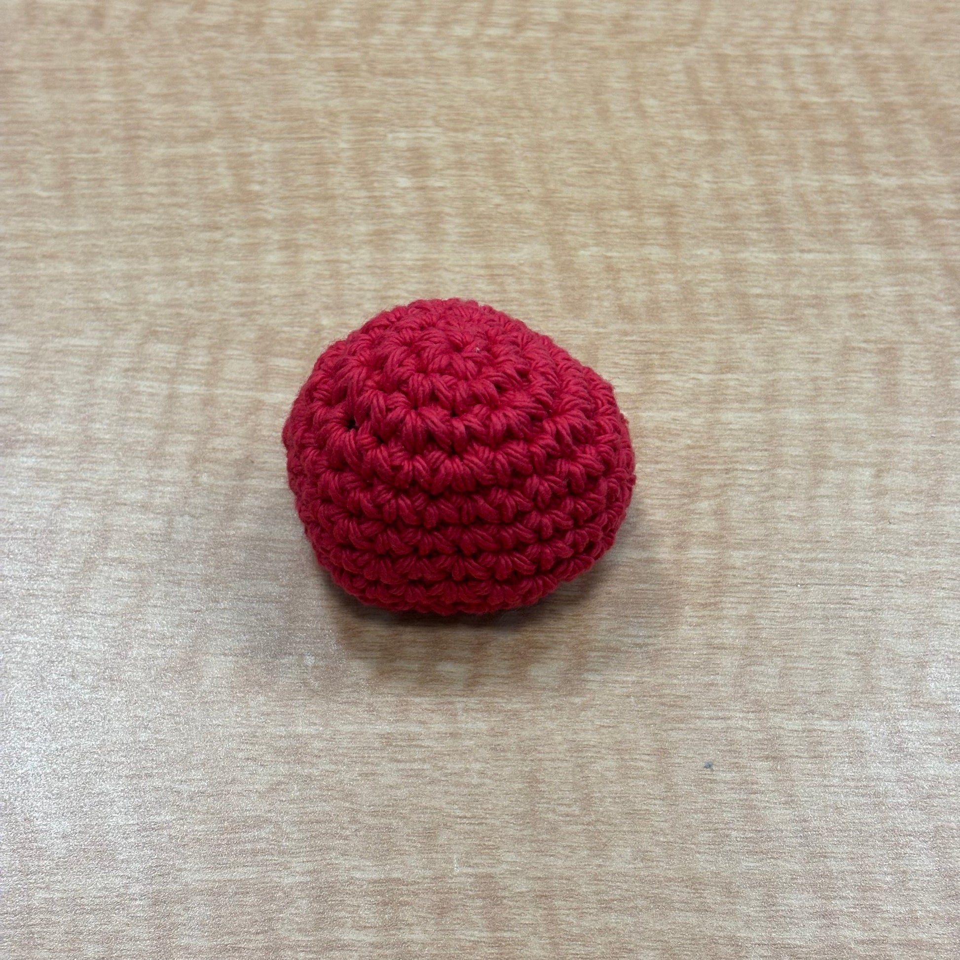 Handmade Cotton Hacky Sack 2.5" - Red - The Puntique