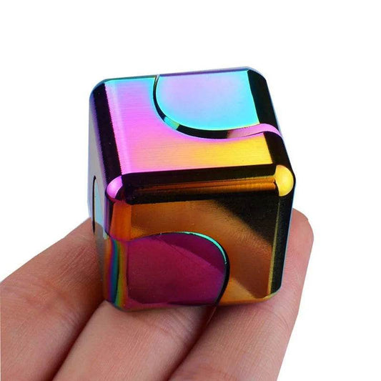 Hot Square Fidget Spinner EDC Toys Metal Rotate Cube Antistress Finger Gyroscope Hand Spinning Vent Adult Kids Desk Game Gifts - Aliexpress