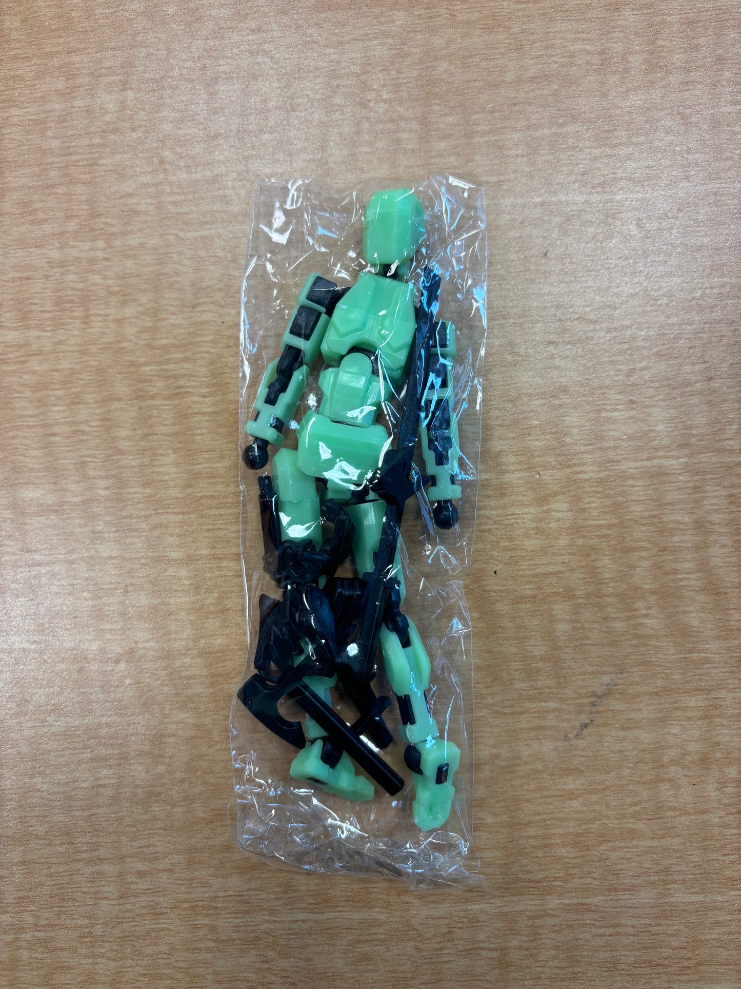 T13 Action Figure With Accessories - Green Glow in the dark - The Puntique