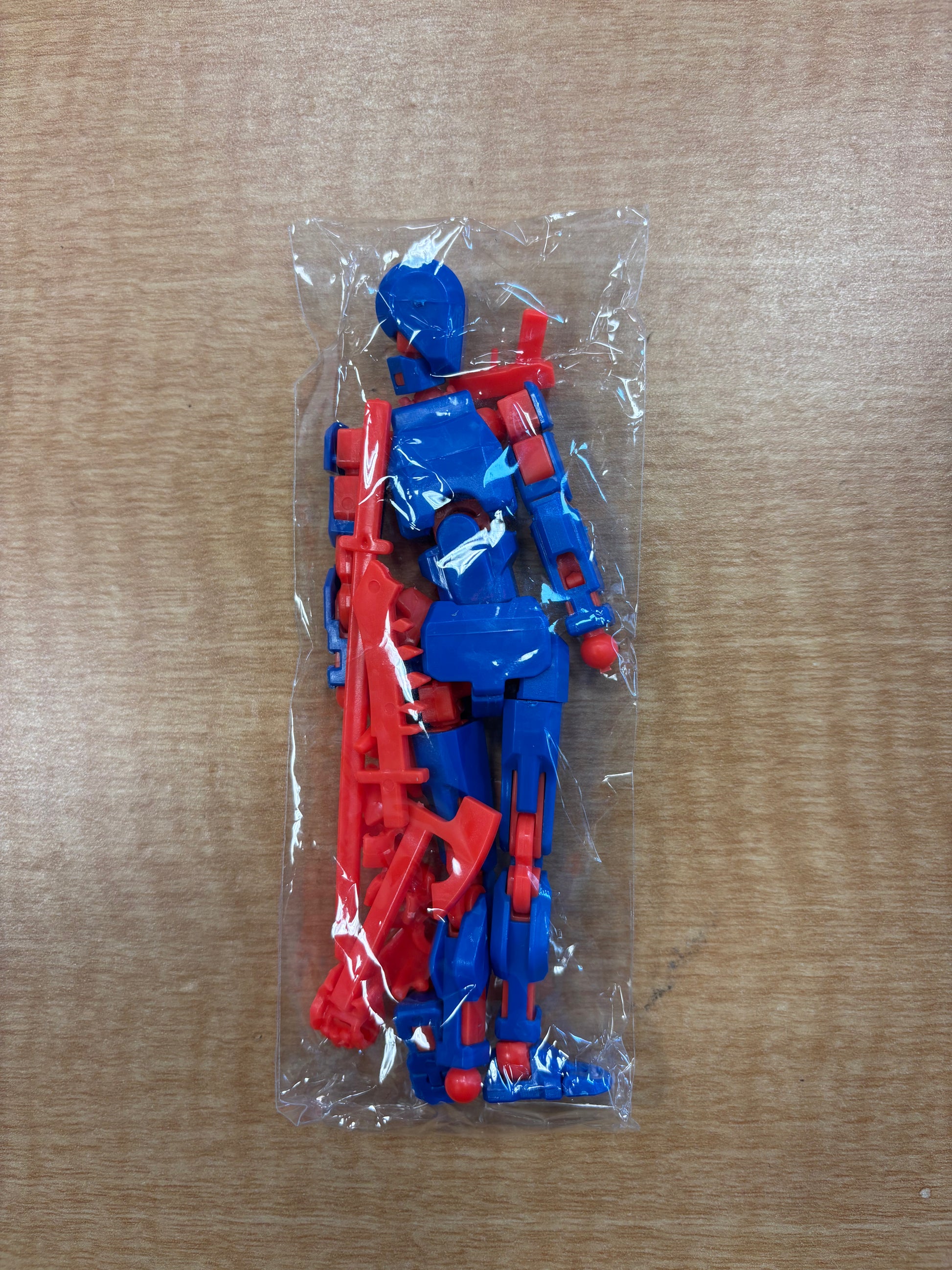 T13 Action Figure With Accessories - orange and blue Just Figure - The Puntique