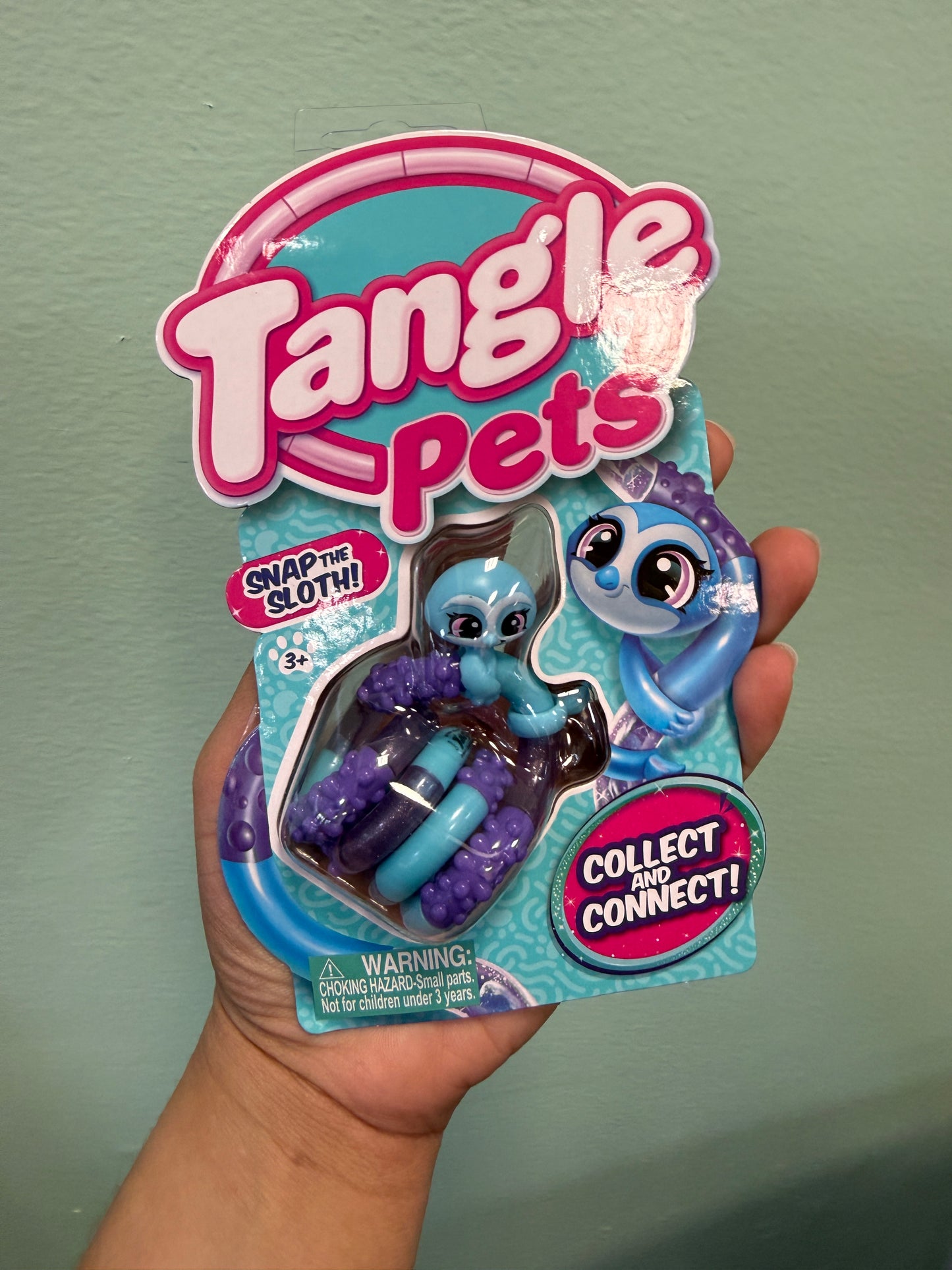 Tangle® Pets Collectible Fidget Toy - Snap the Sloth - The Puntique