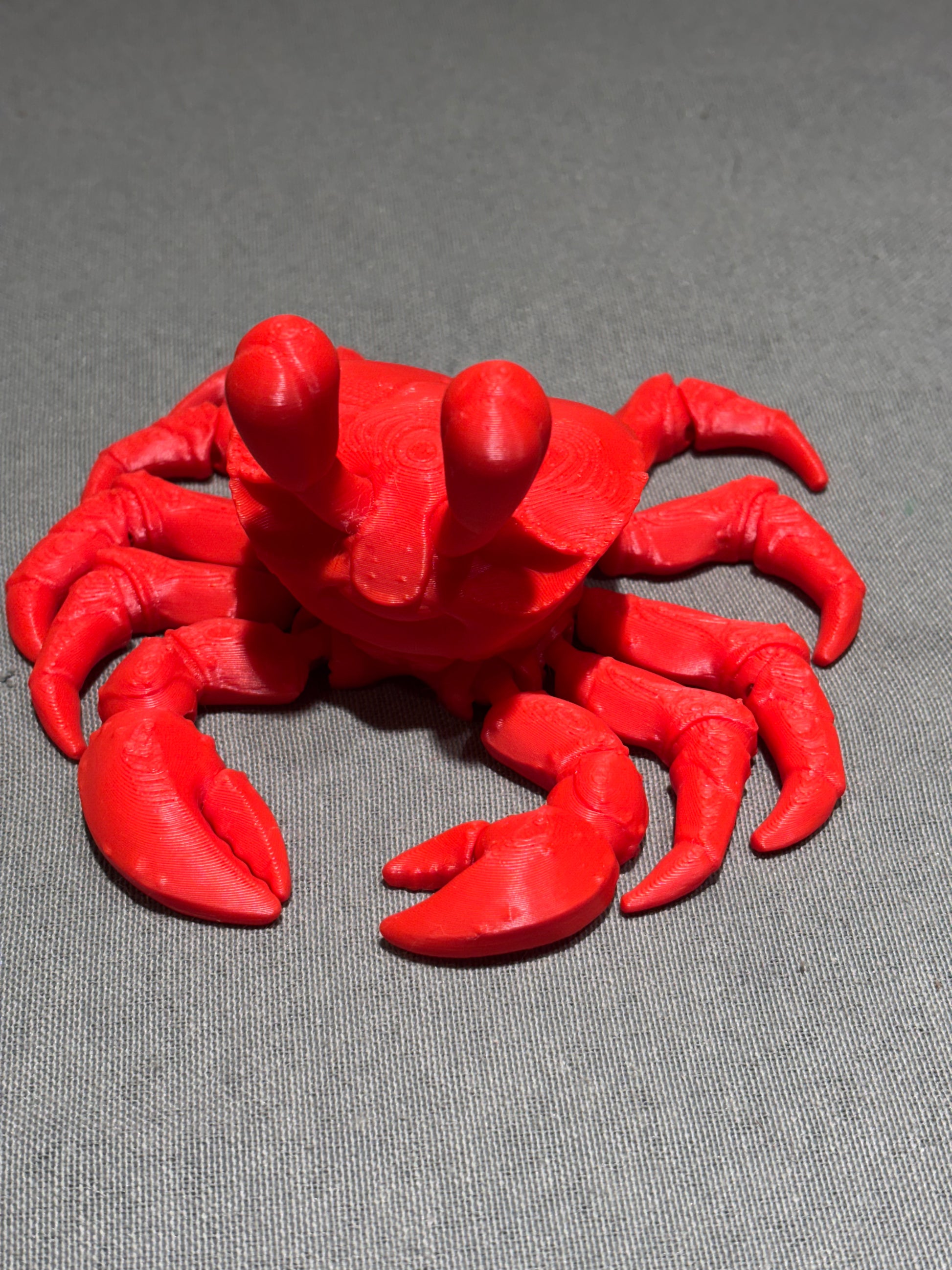 3D printed articulated Crab - Fresh Prints of Bel Air