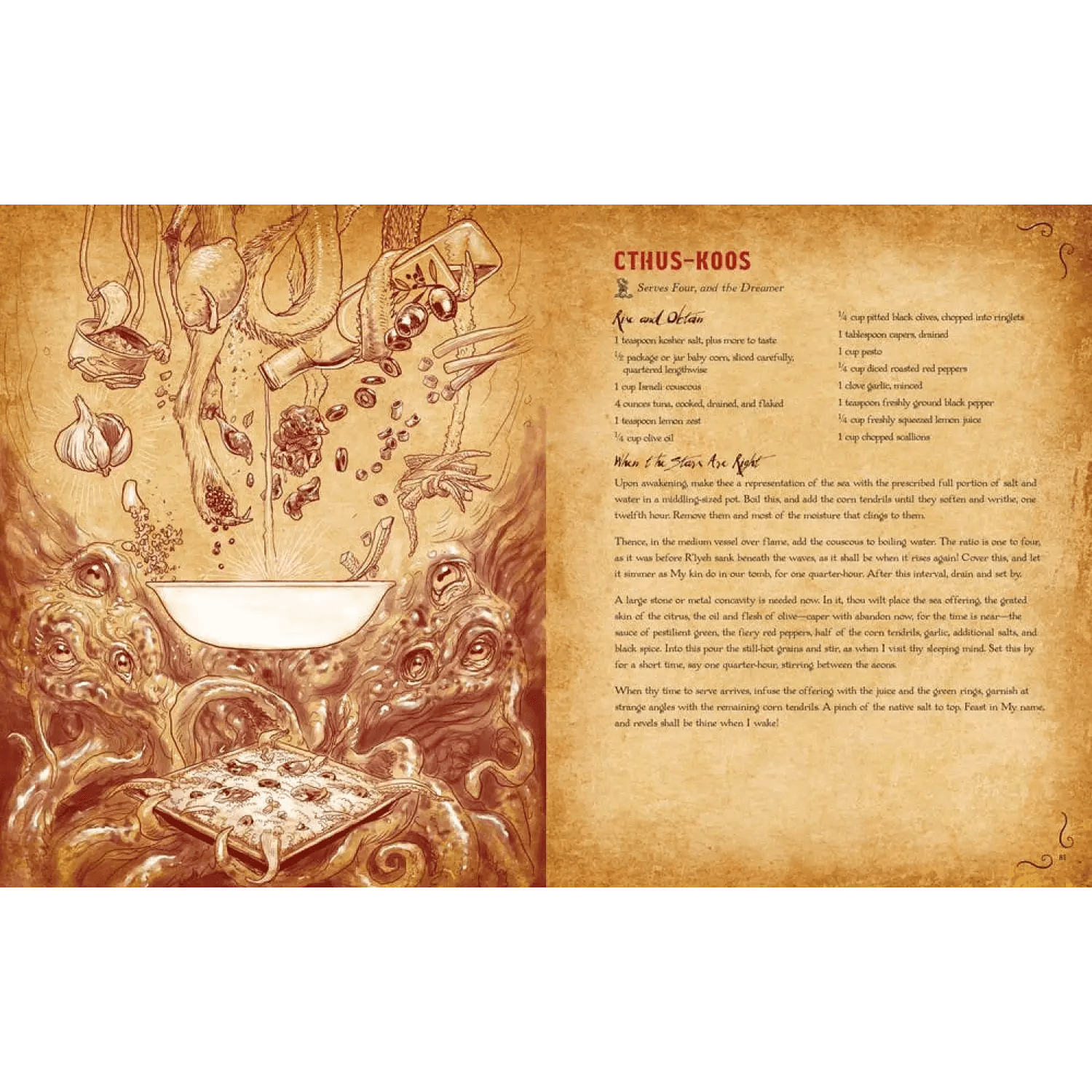 Microcosm Publishing & Distribution - Necronomnomnom: Recipes & Rites from Lore of H. P. Lovecraft - Microcosm Publishing & Distribution