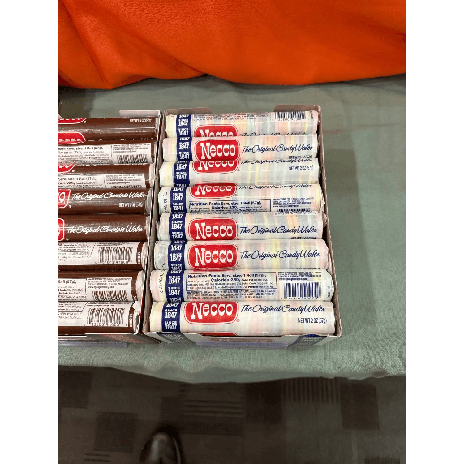 NECCO ORIGINAL CANDY WAFERS 2 OZ ROLL - Nassau Candy