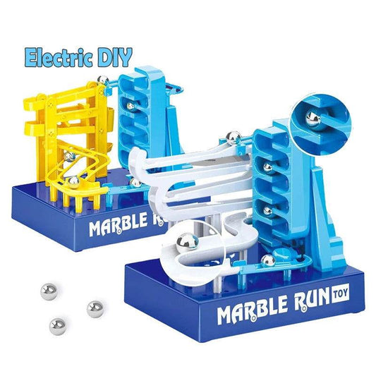 New Building Blocks Electronic Construction Runway Marble Race Track Maze Toy with Music DIY - Aliexpress