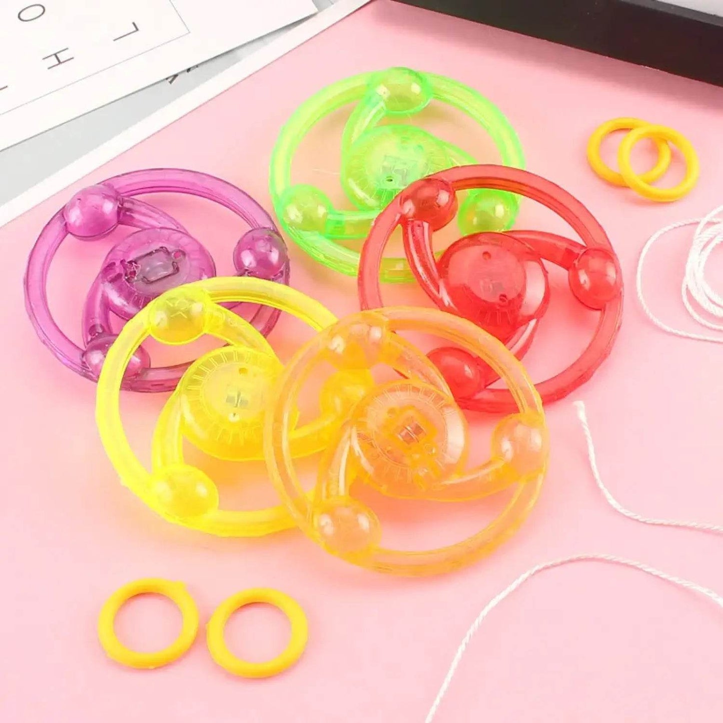 New Luminous Hand Pull Luminous Flashing Rope Flywheel Toy Led Light Toy Novelty Children Flywheel Flash Gyro Gift Toys - Aliexpress