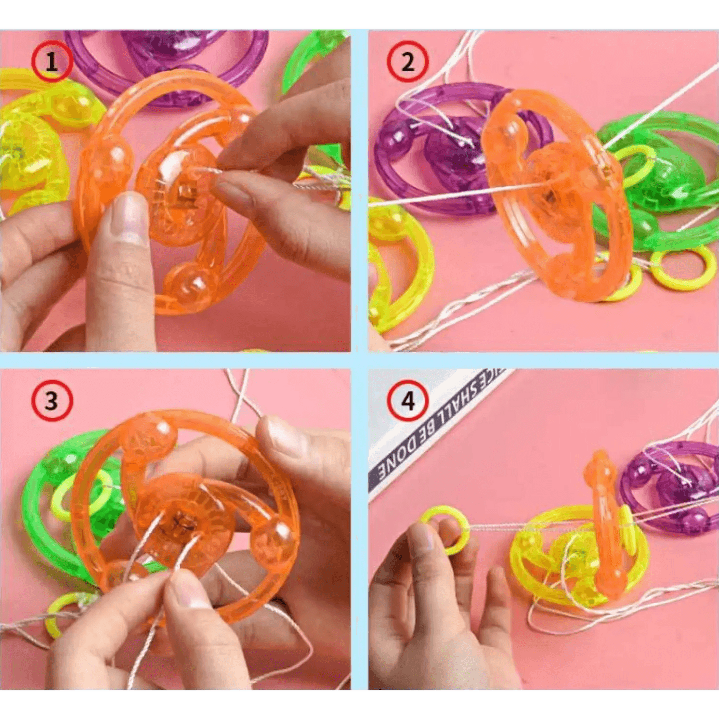 New Luminous Hand Pull Luminous Flashing Rope Flywheel Toy Led Light Toy Novelty Children Flywheel Flash Gyro Gift Toys - Aliexpress