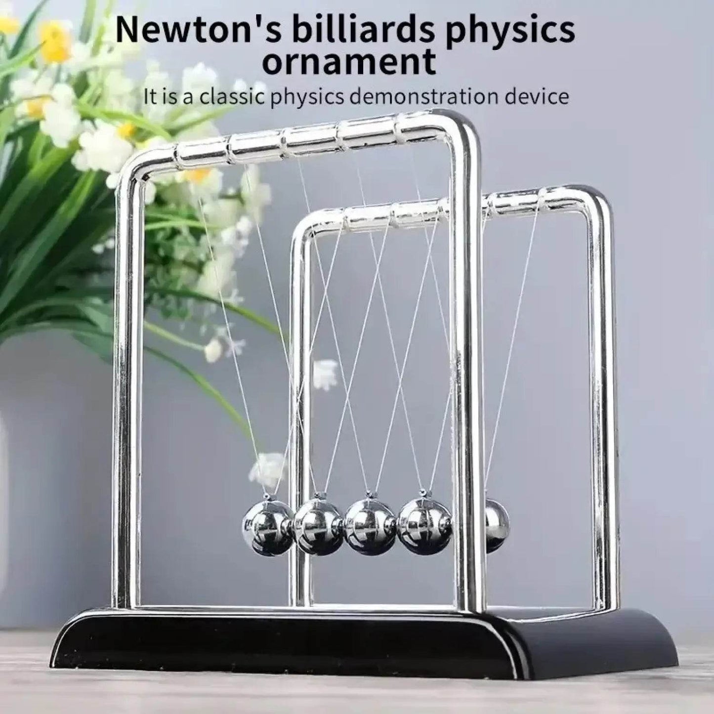 Newton’s Cradle Balance Steel Ball Teaching Supplies Physics Science Pendulum Desktop Toys Stress Relief Gifts Home Decoration - Aliexpress