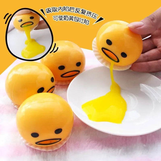 Squishy Puking Egg Yolk Stress Ball With Yellow Goop Relieve Stress Toy Funny Squeeze Tricky Antistress Disgusting Egg Toys - Aliexpress