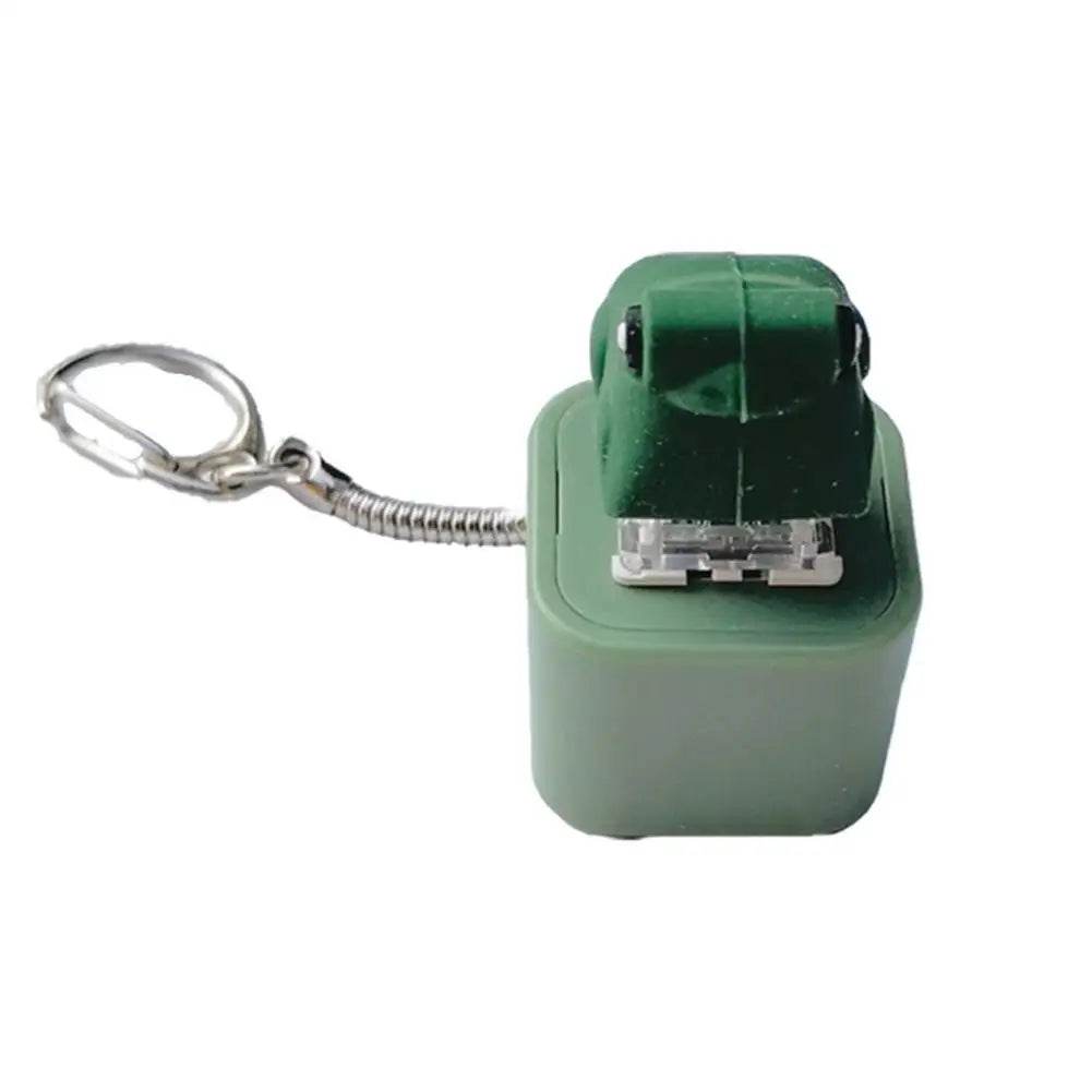 Animal Rechargeable Keyboard Fidget Clicker Sound Keychain with LED Light - frog - The Puntique