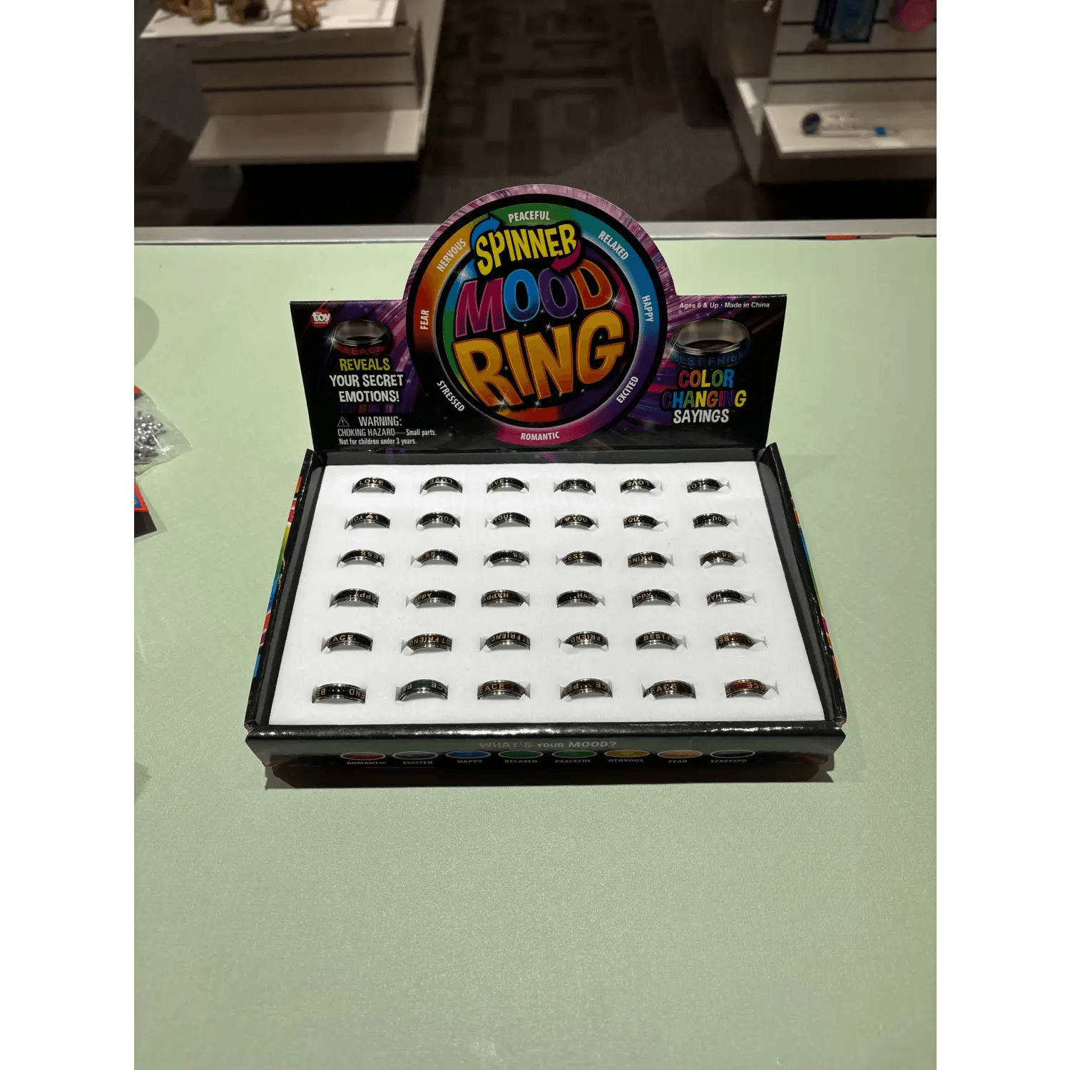 Spinner Mood Rings - The Toy Network