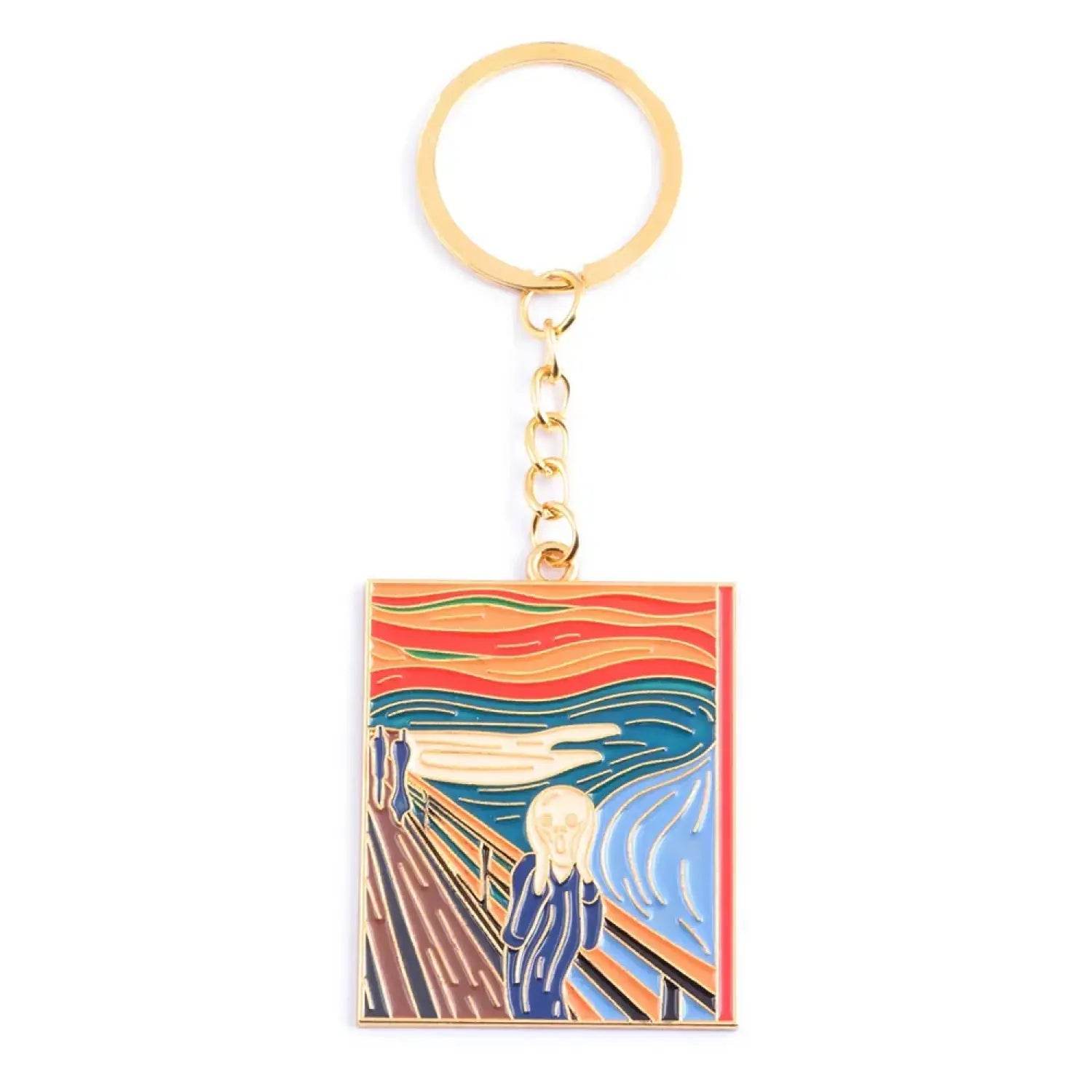 The Starry Night Oil Painting Keychain Van Gogh Art Collection Key Chain for Women Men Car Keyring Jewelry - Aliexpress