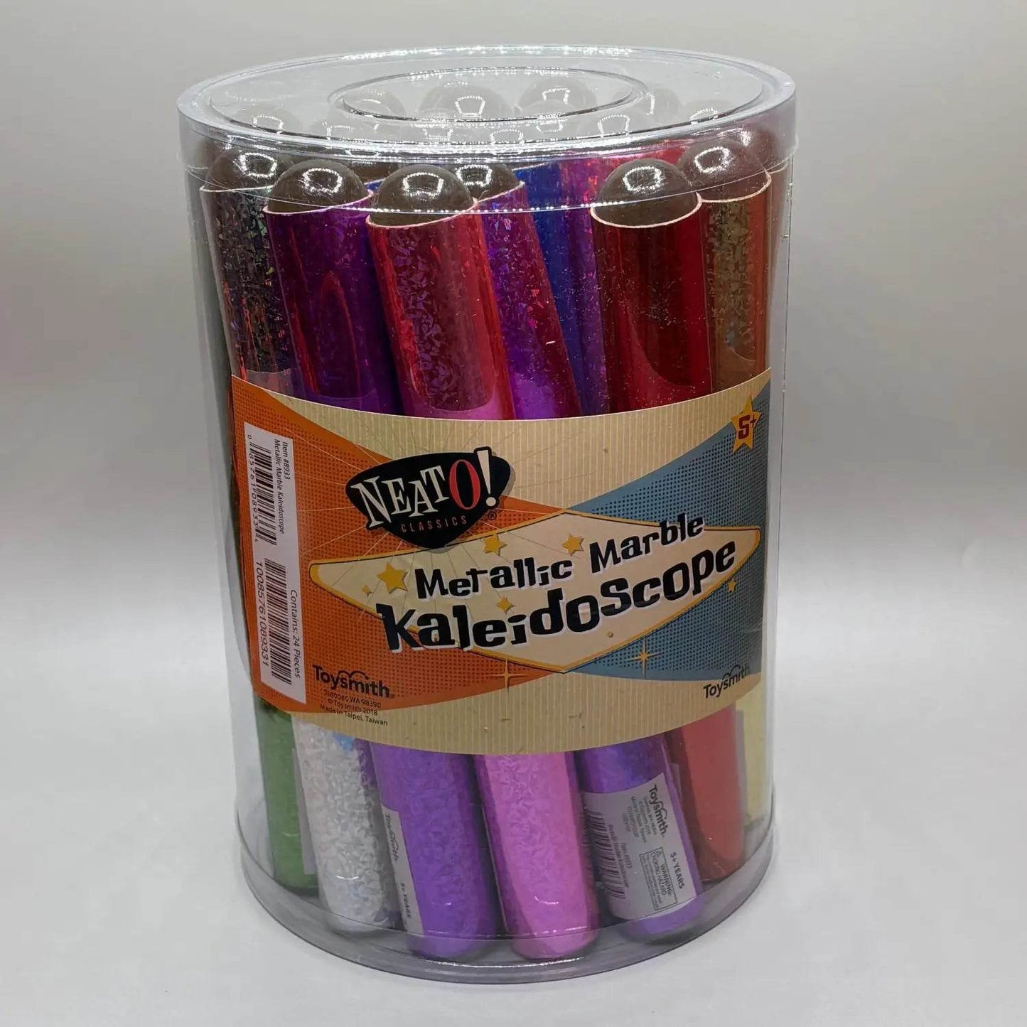 Toysmith Neato Metallic Marble Kaleidoscope Paper/Plastic Assorted 1 pc - Toysmith