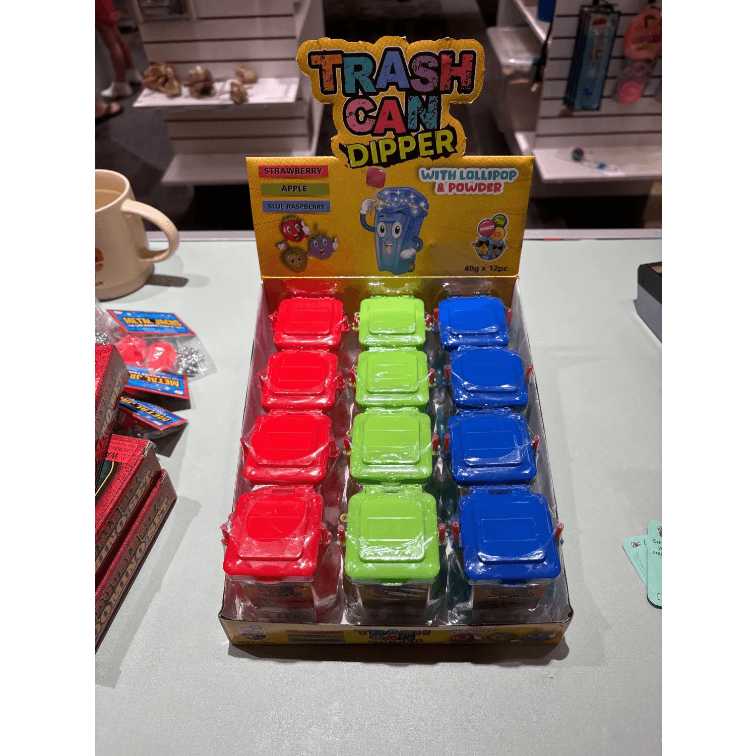 Trash Can Dipper With Lollipop - Nassau Candy
