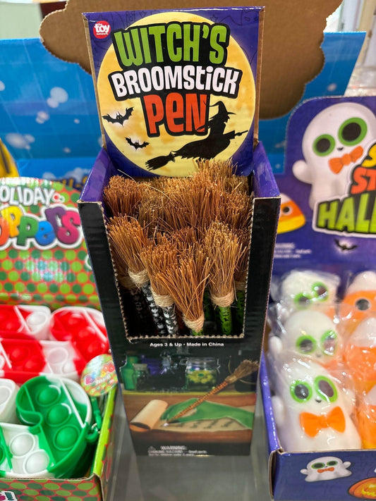 Witch's Broomstick Pen - The Toy Network