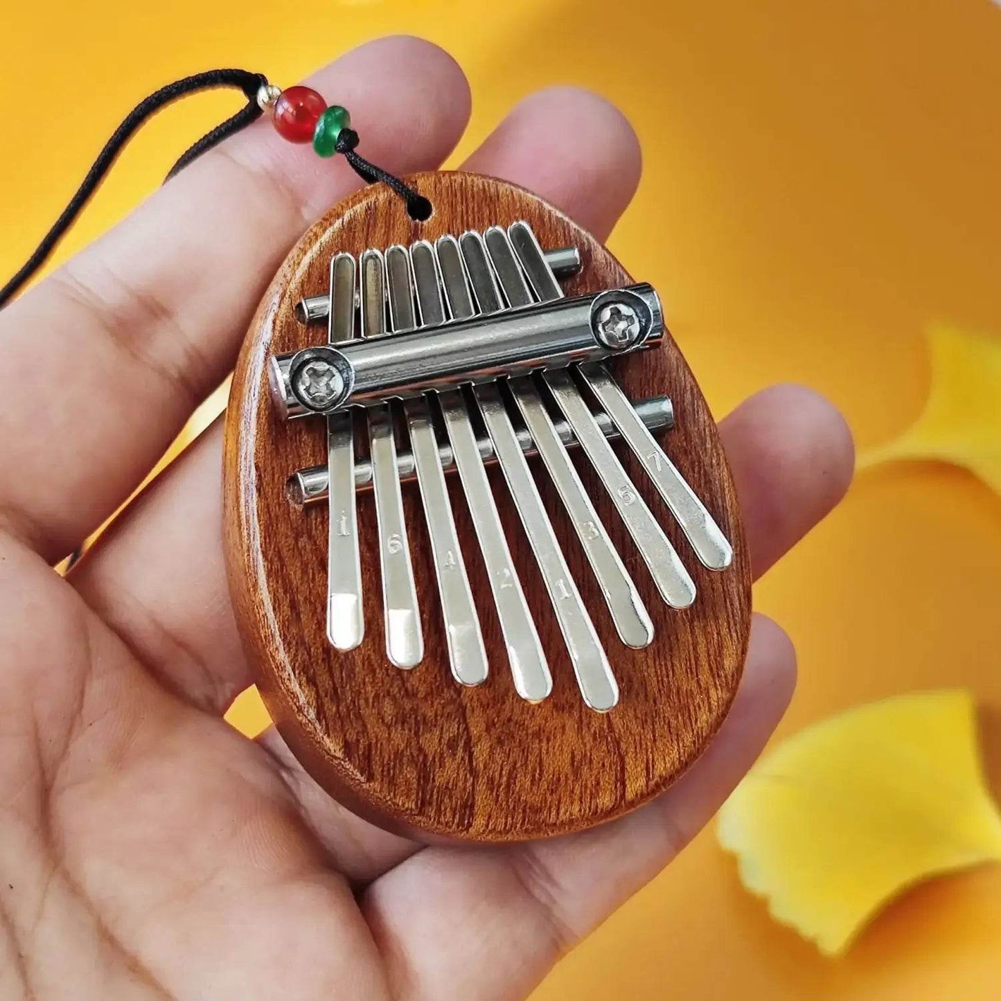 Wood Mini Thumb Piano Musical Toys 8 Tones Portable Beginner Finger Piano Kalimba - Aliexpress