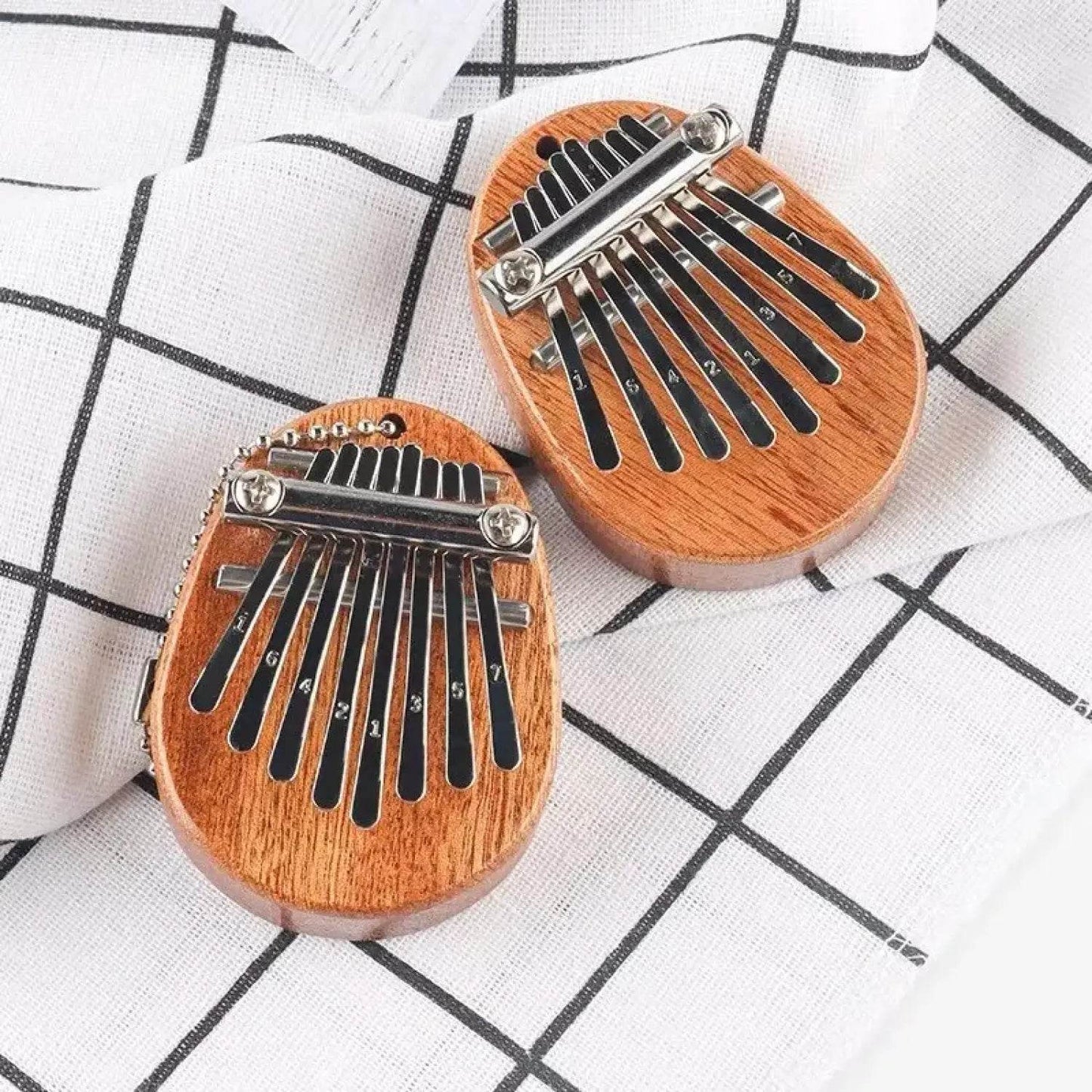 Wood Mini Thumb Piano Musical Toys 8 Tones Portable Beginner Finger Piano Kalimba - Aliexpress
