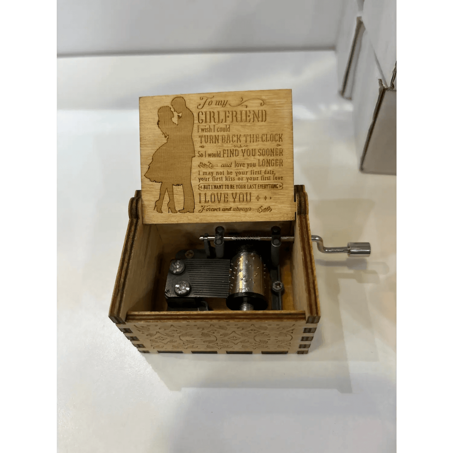 Hand Cranked Wooden Music Box - Aliexpress