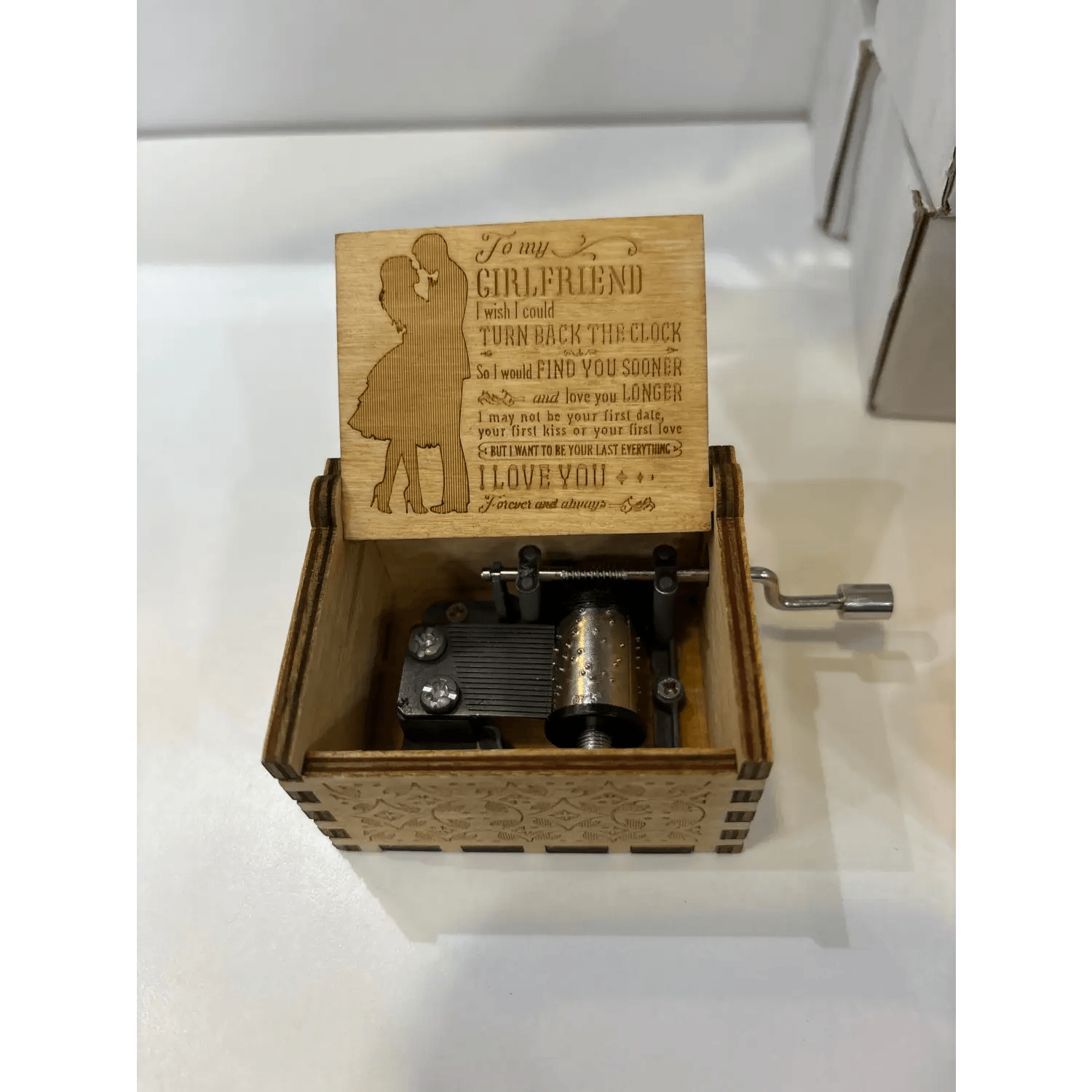 Hand Cranked Wooden Music Box - Aliexpress