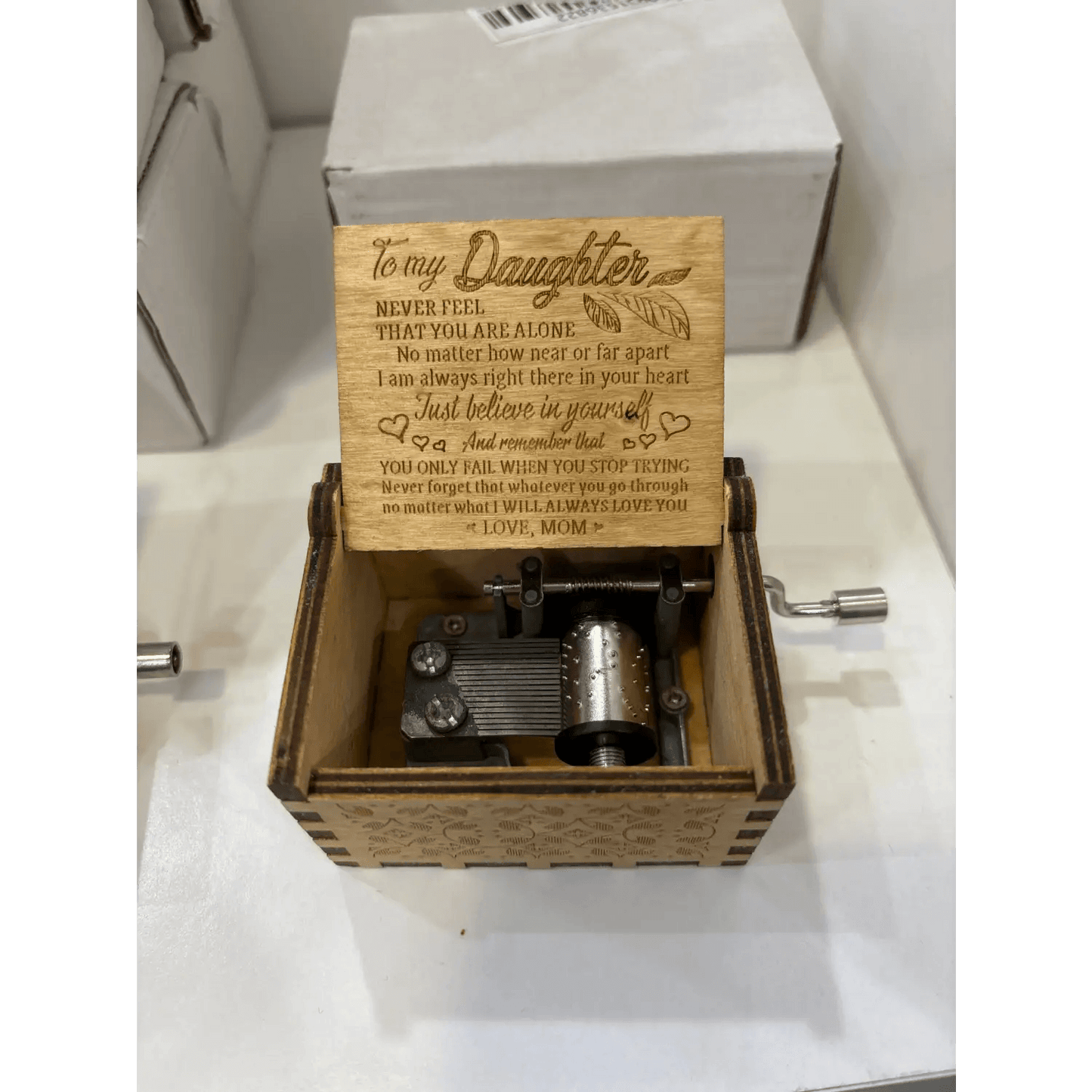 Hand Cranked Wooden Music Box - Aliexpress