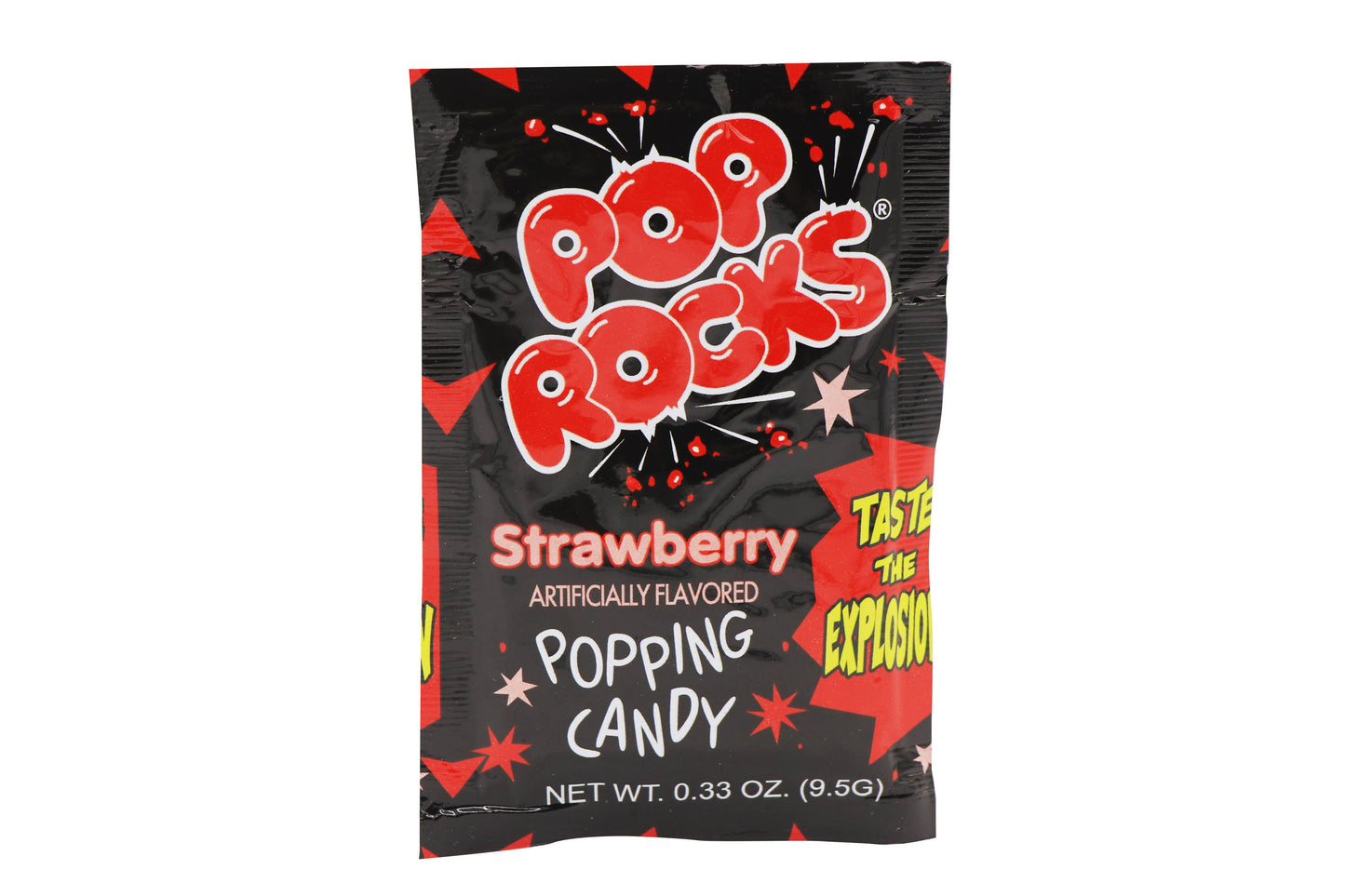 Pop Rocks, Strawberry, 0.33oz, 24Ct Case - - The Puntique