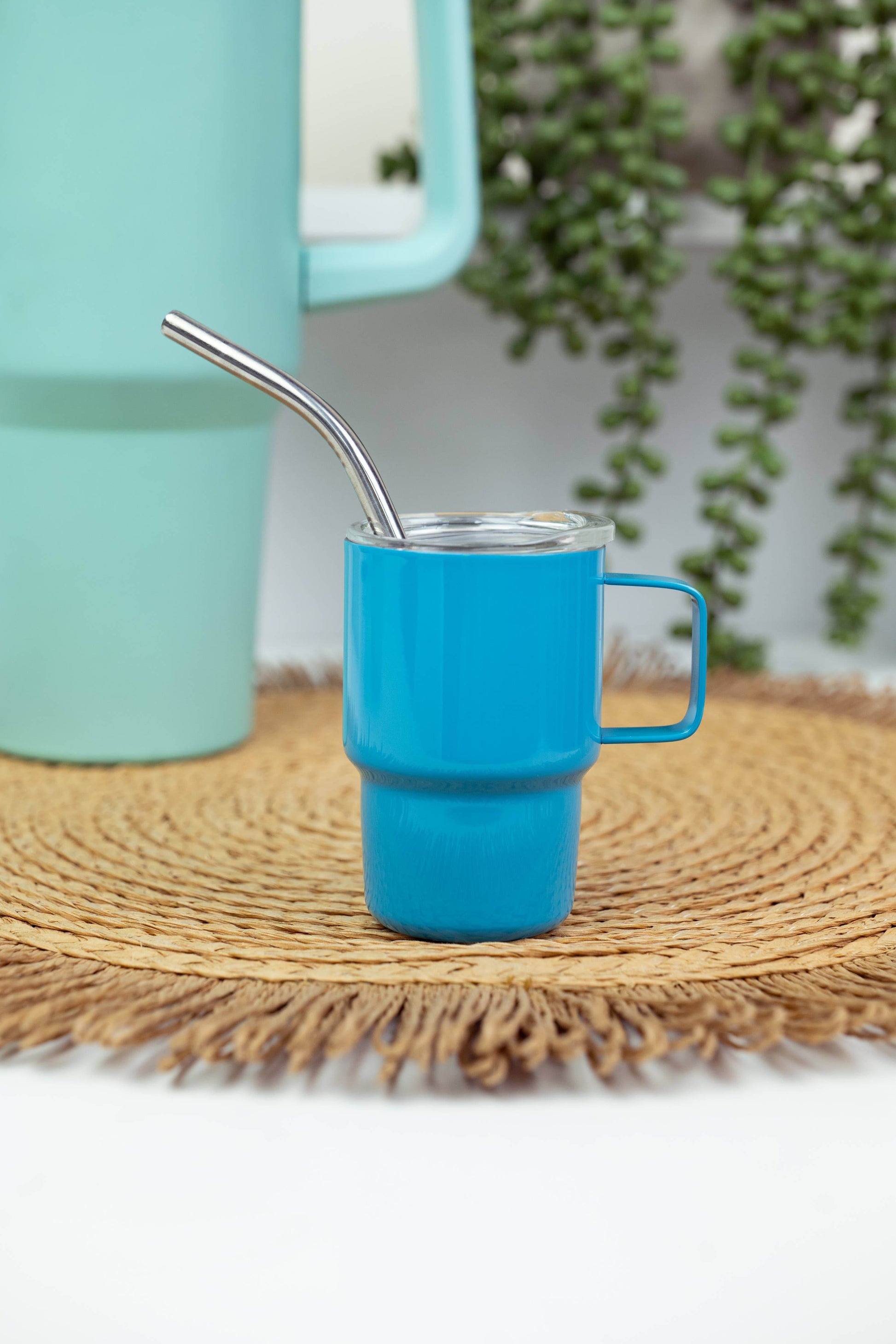 Teeny Town Mini Travel Mug & Straw – Novelty Gift - - The Puntique