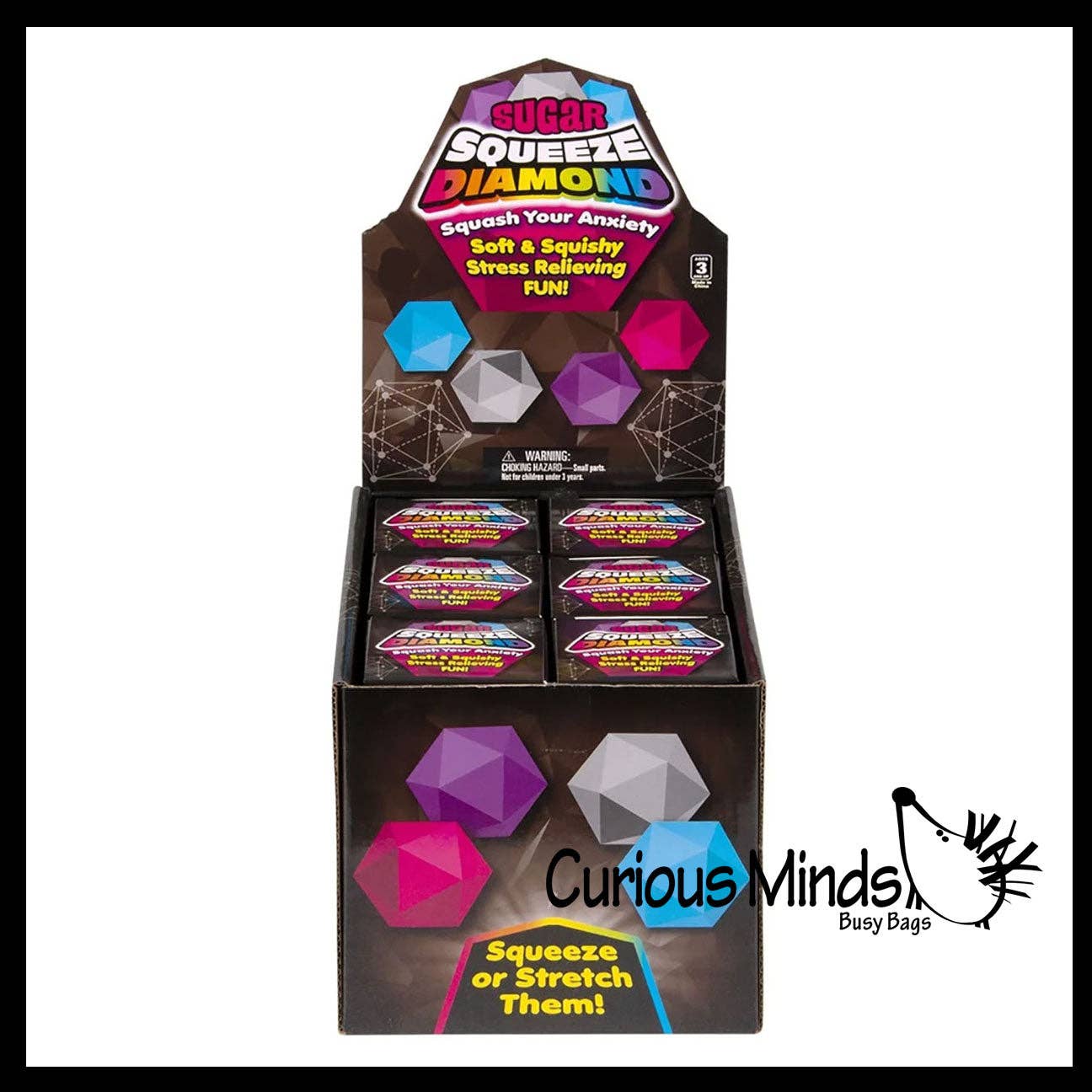 1 Sugar Diamond Shaped Ball - Thick Glue/Gel Syrup - - The Puntique