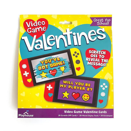 Paper House Productions - Video Game Scratch Off Valentines - Paper House Productions
