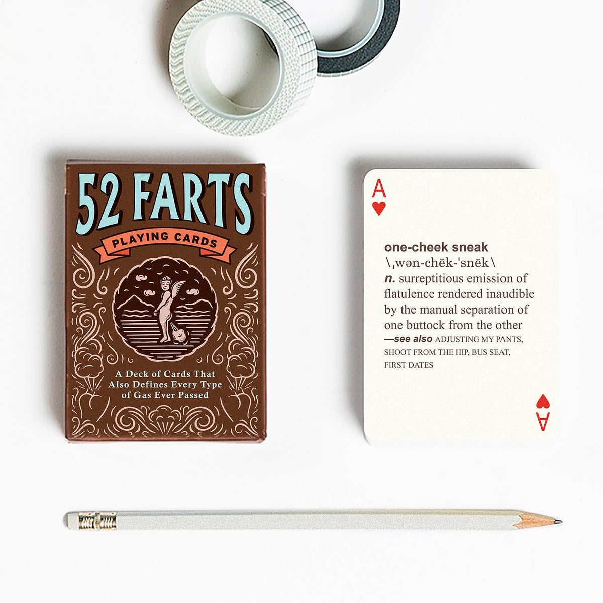 52 Farts Playing Cards Deck - - The Puntique