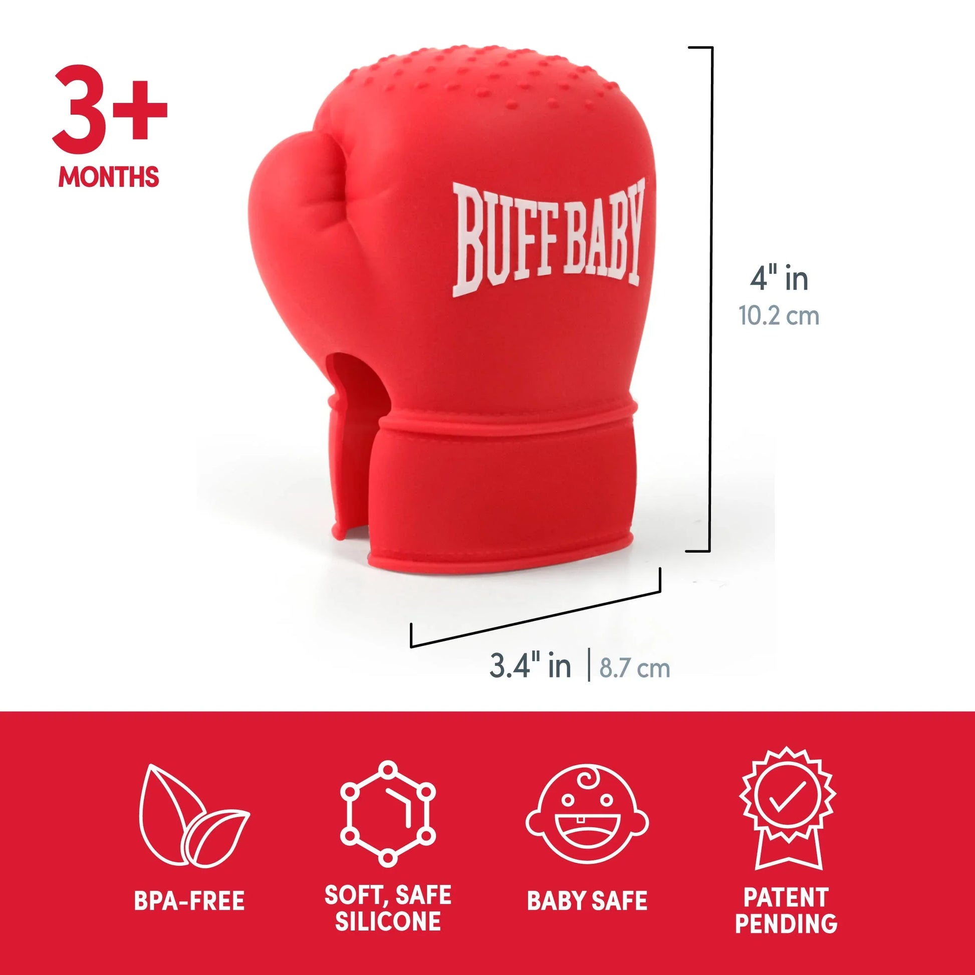 BUFF BABY - Boxing Glove Teething Mitt - - The Puntique