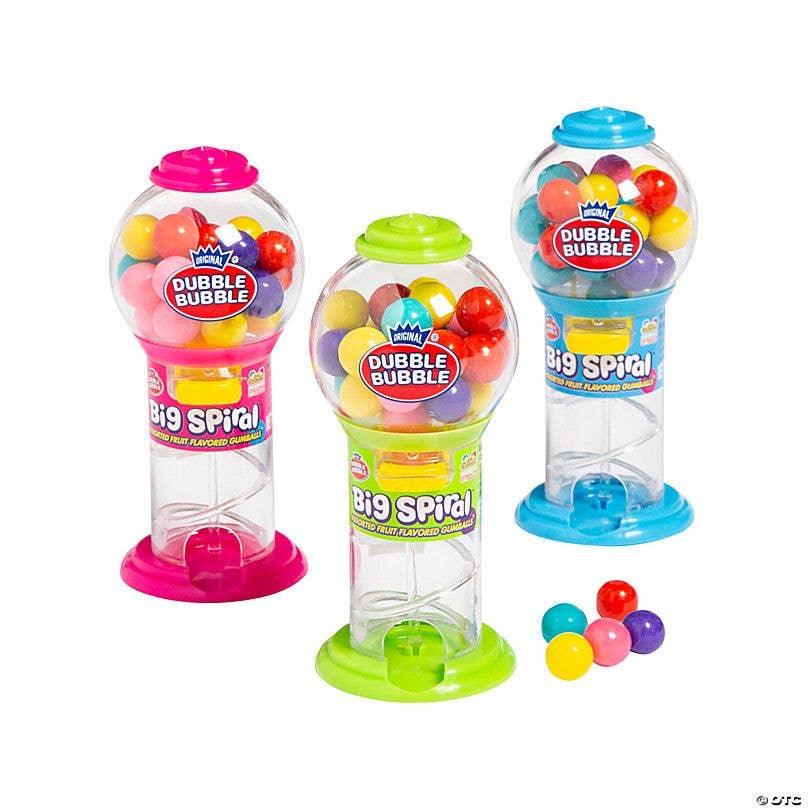 Kidsmania Dubble Bubble Big Spiral Gumball Machines - - The Puntique