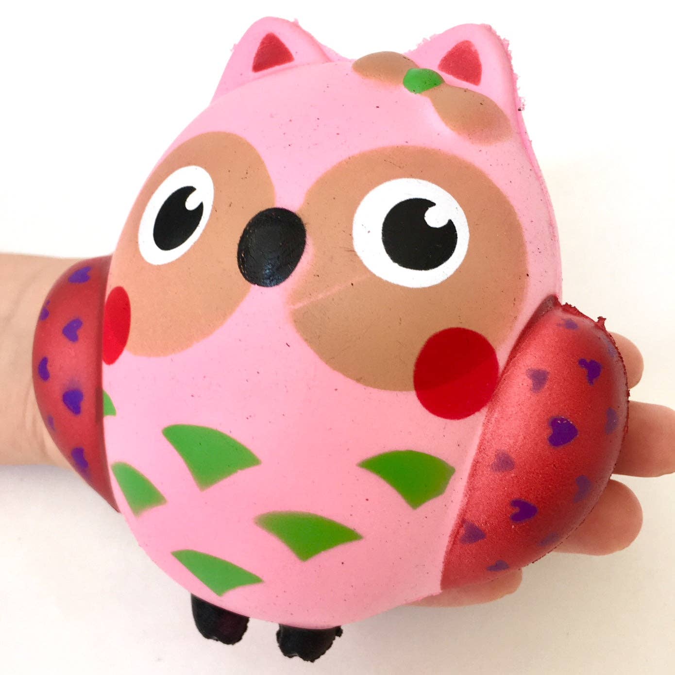 Pink Owl Squishy - - The Puntique