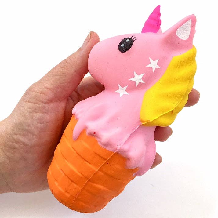Pink Unicorn Ice Cream Squishy - - The Puntique
