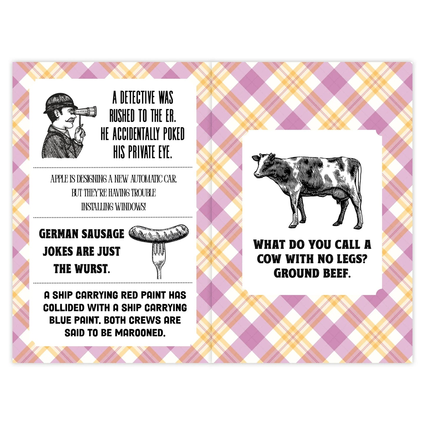 Dad Jokes Softcover 6x9 Book - - The Puntique