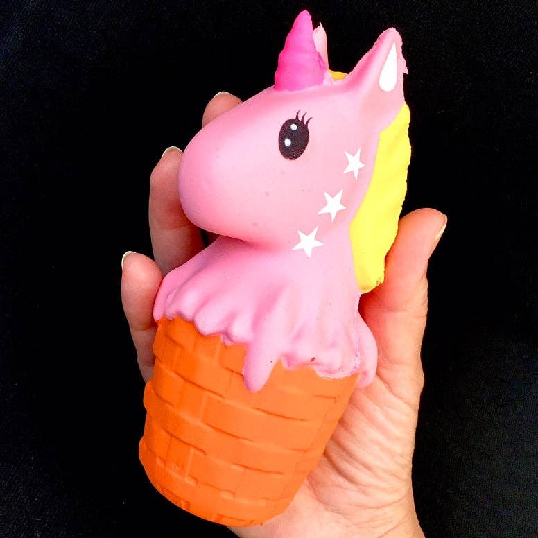 Pink Unicorn Ice Cream Squishy - - The Puntique