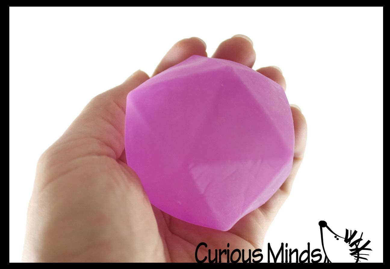 1 Sugar Diamond Shaped Ball - Thick Glue/Gel Syrup - - The Puntique