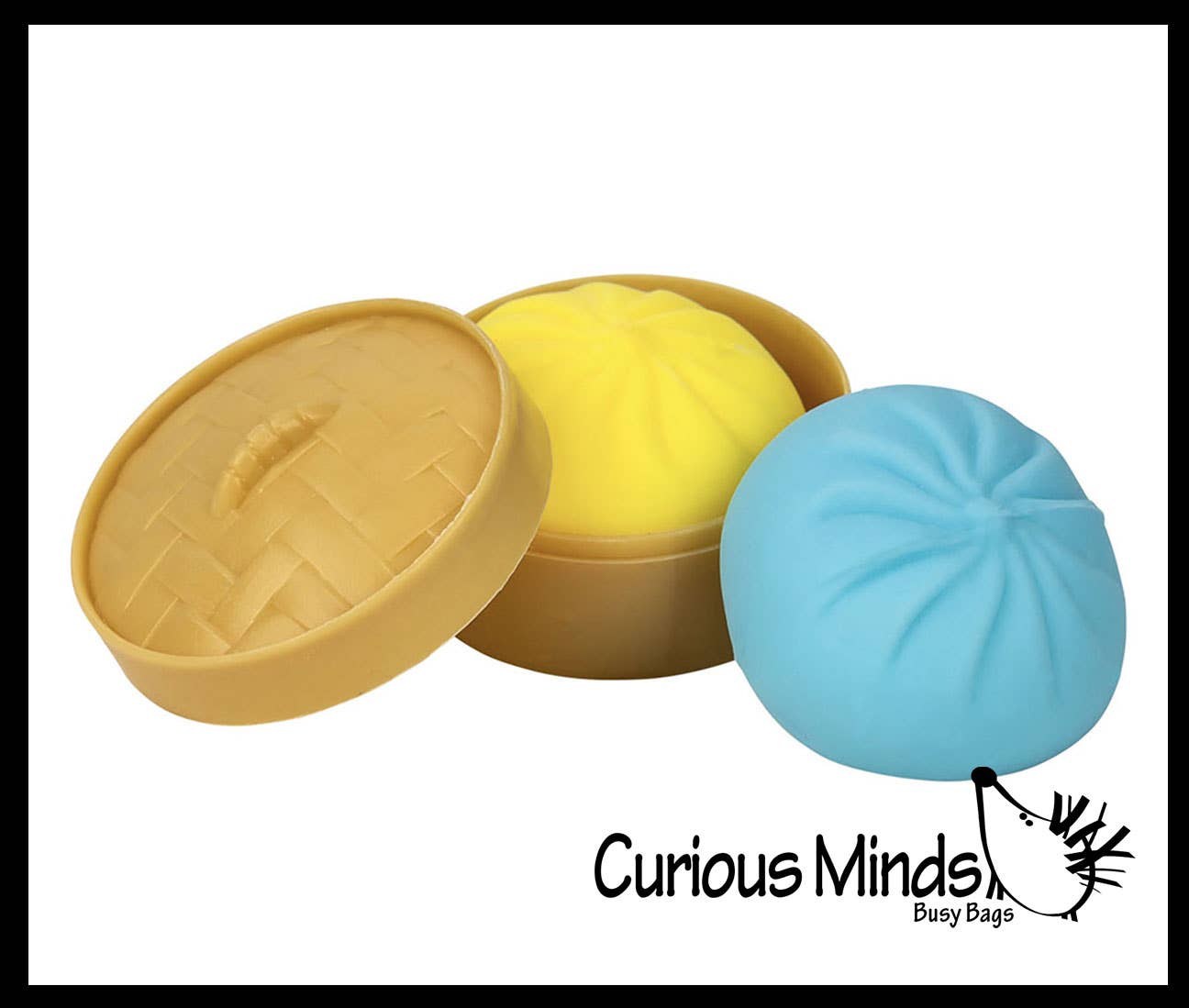 1 Doh Dumpling Dim Sum Ball - Soft Doh Stress Fidget - - The Puntique