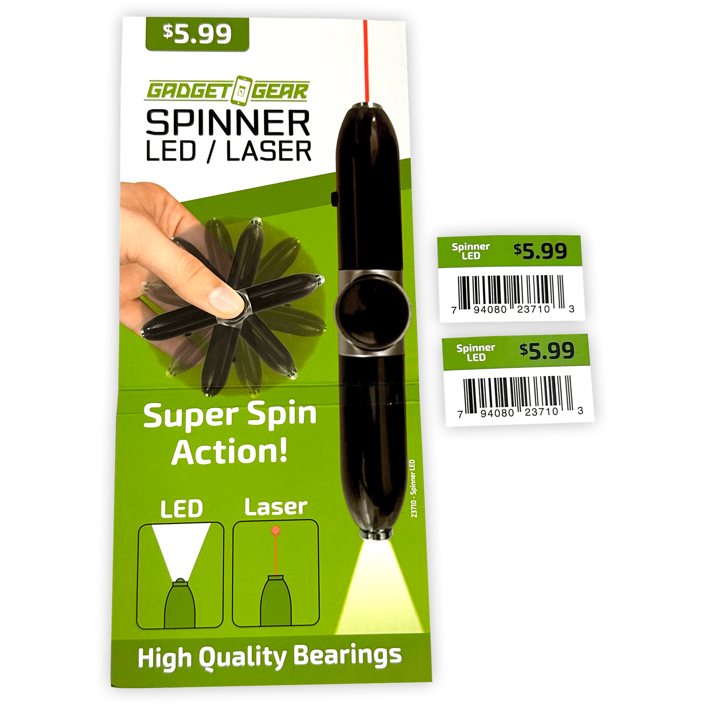 Fidget Spinner Laser Pointer - - The Puntique