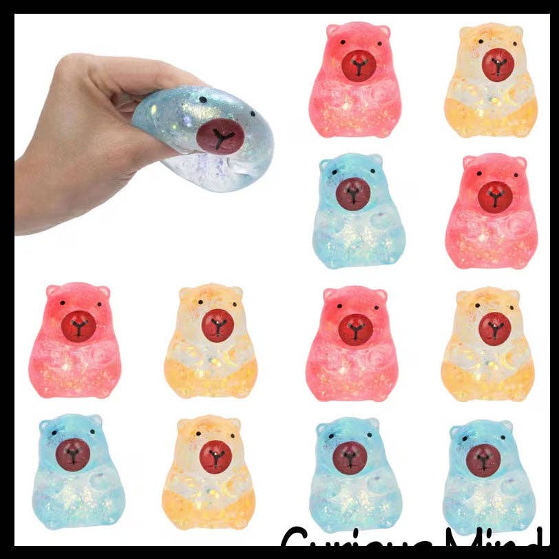 1 Capybara Cute Sugar Ball - Thick Glue/Gel Syrup Molasses - - The Puntique
