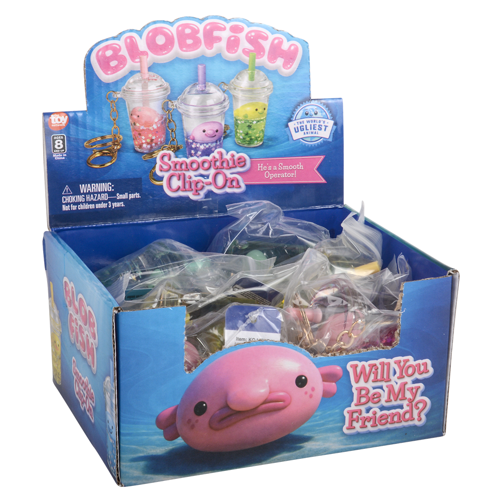3" Blobfish Smoothie Liquid Clip-On