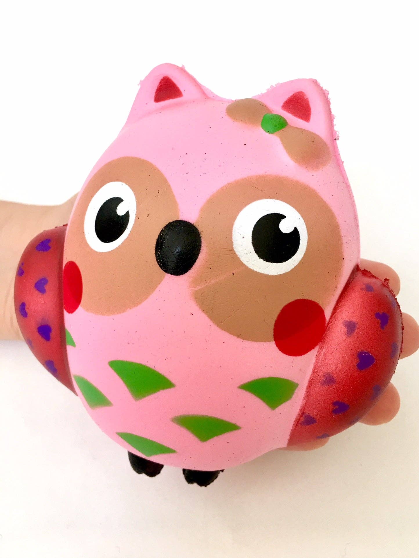 Pink Owl Squishy - - The Puntique