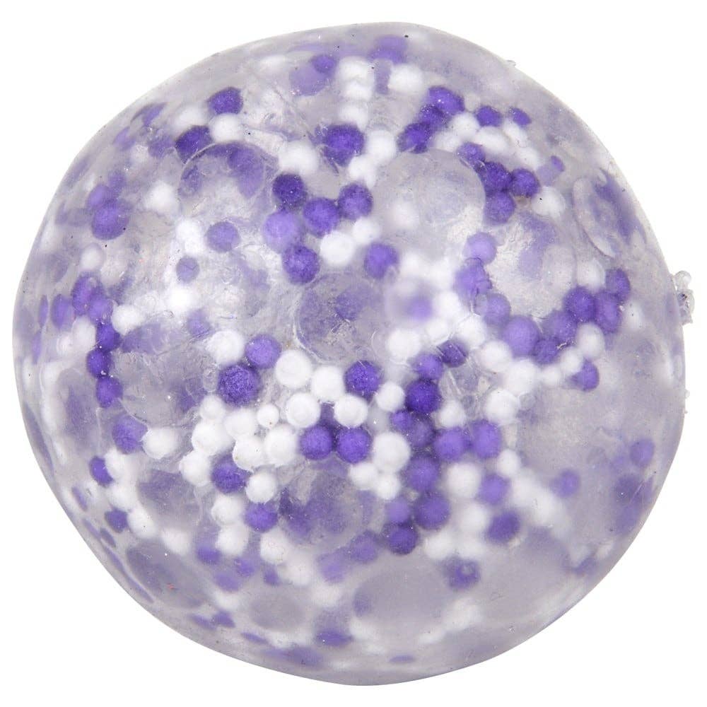 1.6" Squish Sticky Beaded Orbs Squishy Toy 24ct - LLB Toys - - The Puntique