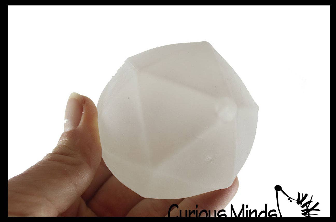 1 Sugar Diamond Shaped Ball - Thick Glue/Gel Syrup - - The Puntique