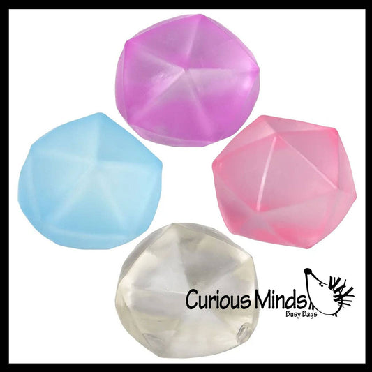 1 Sugar Diamond Shaped Ball - Thick Glue/Gel Syrup - - The Puntique