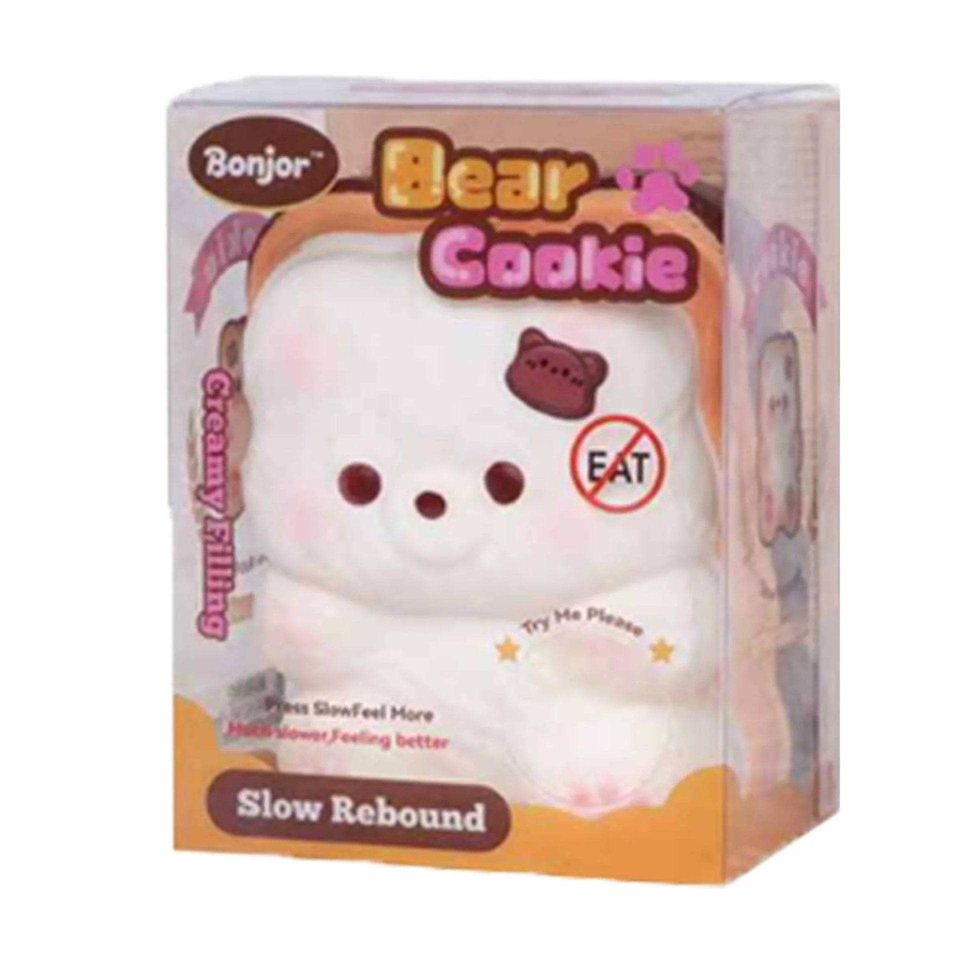 Bear Cookie Ultra Squishy – Slow Rebound w/ Counter Display - - The Puntique