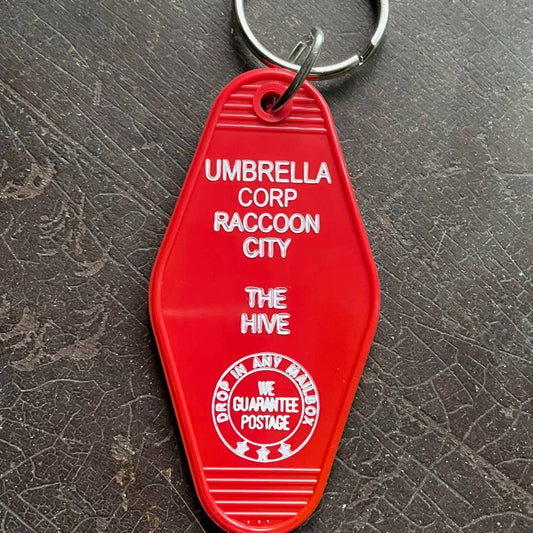 Umbrella Corp (Resident Evil) - Motel Key Fob - - The Puntique